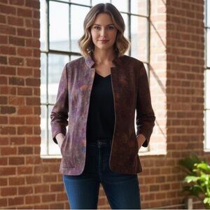 Kim Rogers Multicolor Women's Blazer